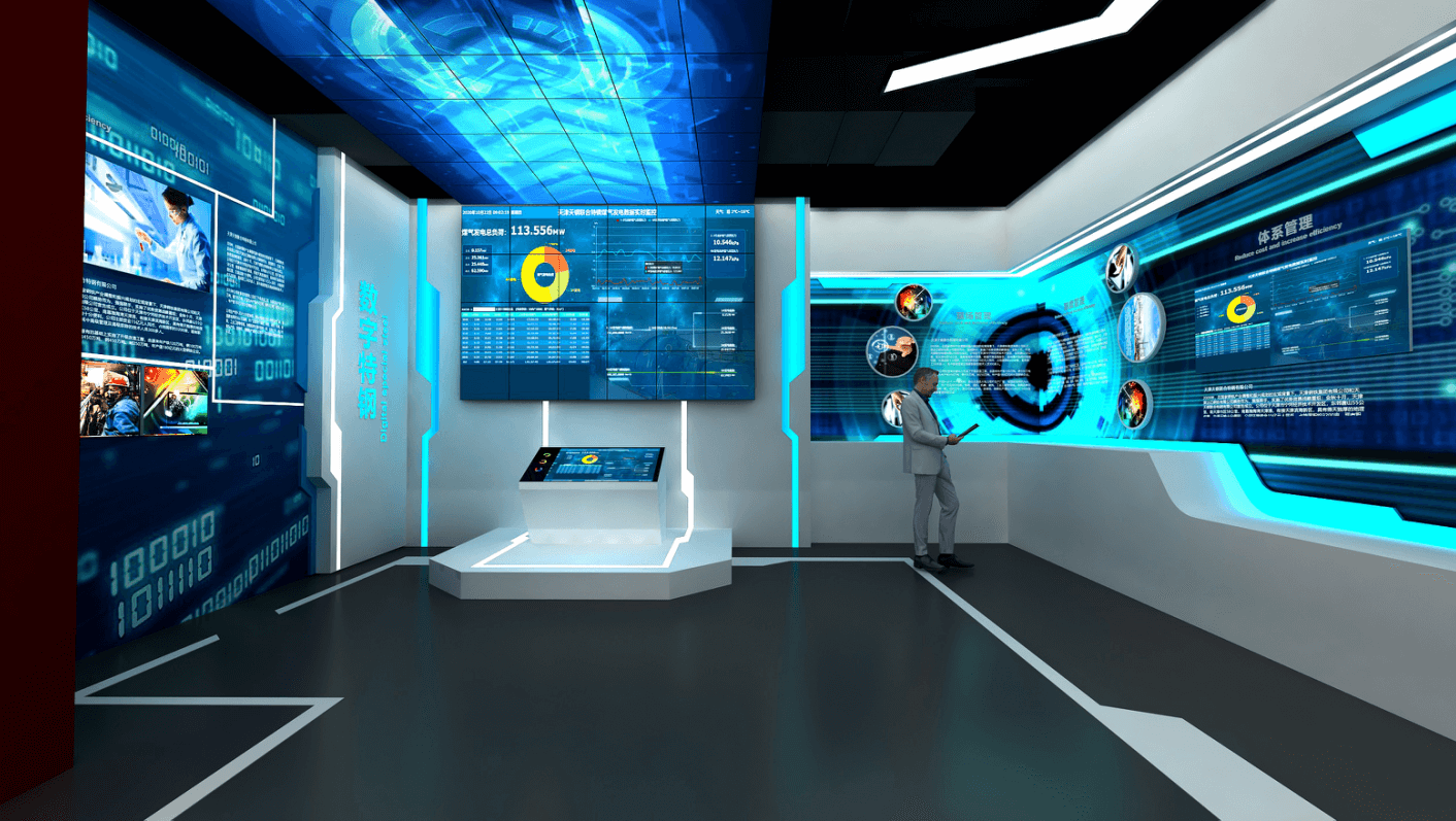 生物科技企业展厅设计 生物科技企业展厅设计